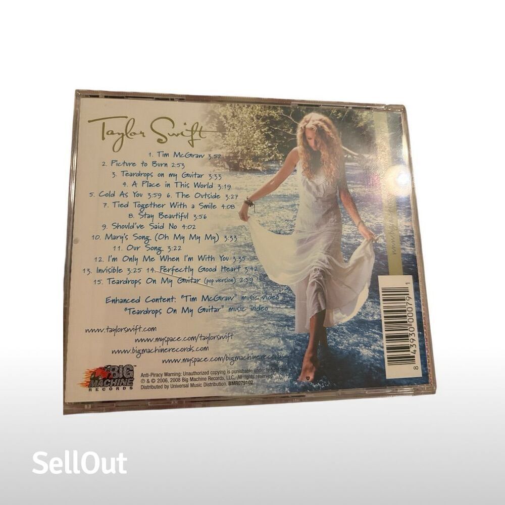 Taylor Swift Debut Album CD 2006 Country Pop Mint Condition - Picture 2 of 2